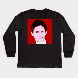 eddie redmayne Kids Long Sleeve T-Shirt